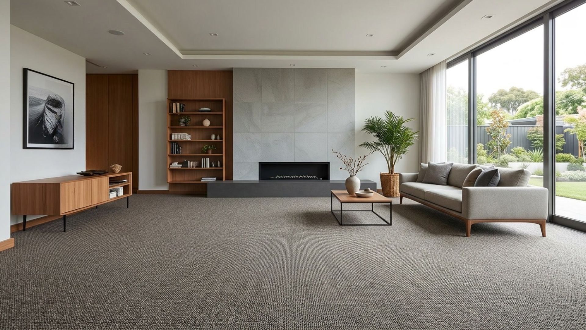 Wohnzimmer Teppichbelag — Projekt