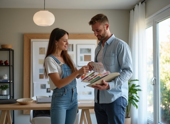 Raumgestaltung - Interior Design und Farbkonzepte